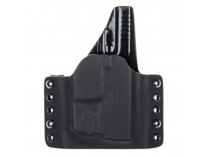OWB - Glock 43/43X + Streamlight TLR-6 - vnější kydexové pouzdro - plný sweatguard - černá/černá