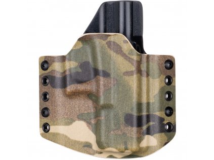 OWB - Glock 19/23/32 - Glock 19X/45 - vnější kydexové pouzdro - poloviční sweatguard - multicam/černá