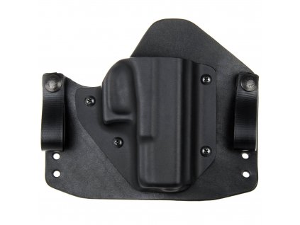 H/IWB - Glock 19/23/32 - Glock 19X/45 - hybridní vnitřní kydexové pouzdro - poloviční sweatguard - černá