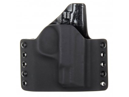 OWB - Smith & Wesson M&P45 SHIELD - vnější kydexové pouzdro - poloviční sweatguard - černá/černá