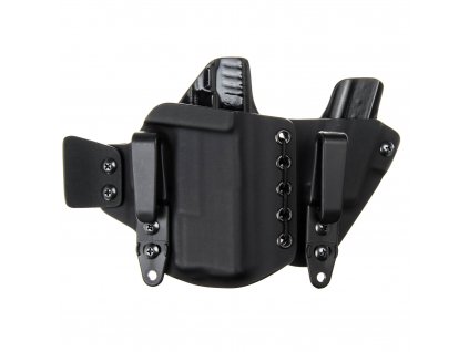 AIWB - Springfield XD-S 3.3" 9MM + zásobník - appendix vnitřní kydexové pouzdro - poloviční/plný sweatguard - ns - černá