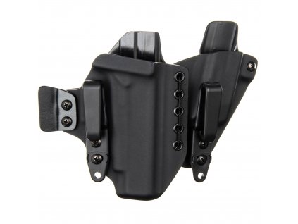 AIWB - Glock 48 + zásobník - appendix vnitřní kydexové pouzdro - poloviční/plný sweatguard - ns - černá