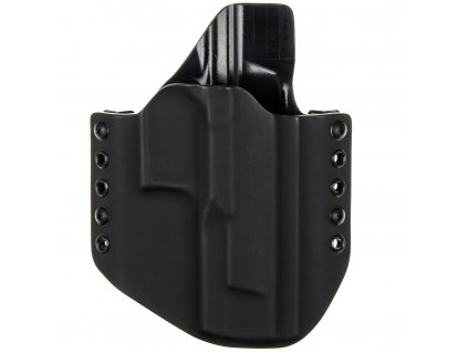 OWB - Walther Q5 Match Steel Frame - vnější kydexové pouzdro - poloviční sweatguard - černá/černá