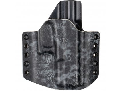 OWB - Glock 19/23/32 - Glock 19X/45 - vnější kydexové pouzdro - poloviční sweatguard - kryptek typhon/černá