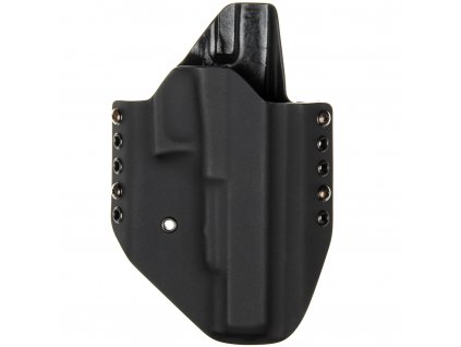 OWB - Glock 40 - vnější kydexové pouzdro - poloviční sweatguard - černá/černá