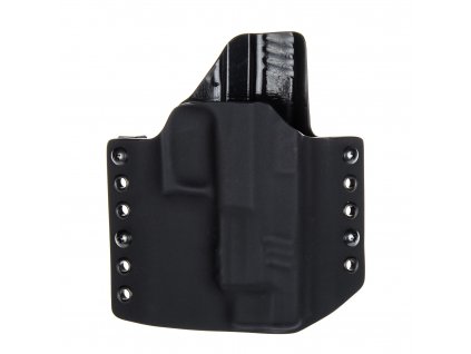 OWB - Springfield XDM 4.5" - vnější kydexové pouzdro - poloviční sweatguard - černá/černá