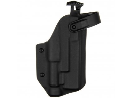 TAC - Glock 17/22/31 + Olight PL-2/PL-PRO Valkyrie - AUTO pojistka - taktické kydexové pouzdro - černá