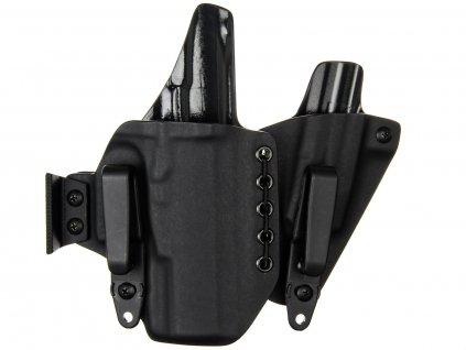 AIWB - Walther PPQ M1/M2 + zásobník - appendix vnitřní kydexové pouzdro - plný/plný sweatguard - ns - černá