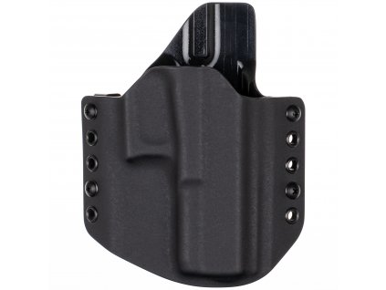 OWB - Glock 17/22/31 - vnější kydexové pouzdro - poloviční sweatguard - černá/černá