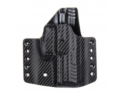 OWB - Heckler & Koch SFP9 - vnější kydexové pouzdro - poloviční sweatguard - carbon/černá