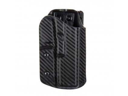 Sportovní kydexové pouzdro na zbraň Glock 17/22/31 - vnější, carbon