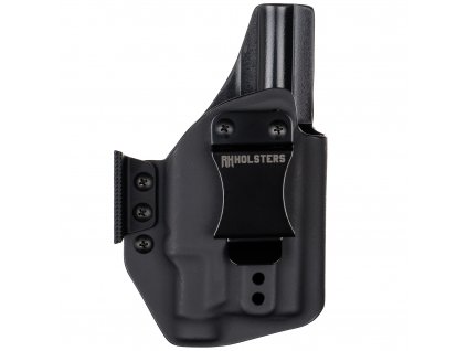 AIWB - Glock 43X Rail MOS + Streamlight TLR-7 Sub - appendix vnitřní kydexové pouzdro - plný sweatguard - ns - černá