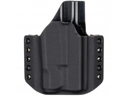 OWB - Glock 19 Gen5 - Glock 19X/45 + Inforce WILD1 - vnější kydexové pouzdro - poloviční sweatguard - černá/černá