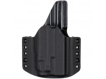 OWB - Glock 19 Gen5 - Glock 19X/45 + Streamlight TLR-7A - vnější kydexové pouzdro - plný sweatguard - černá/černá