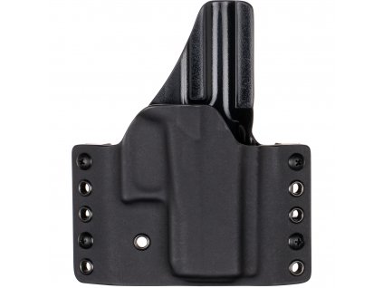 OWB - Glock 43X Rail MOS - vnější kydexové pouzdro - plný sweatguard - černá/černá
