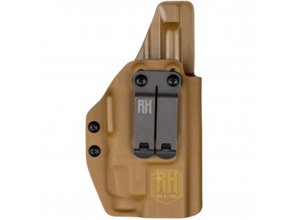 SHARKY - Glock 19/23/32 - Glock 19X/45 + Streamlight TLR-7 X - vnitřní kydexové pouzdro - plný sweatguard - coyote hnědá