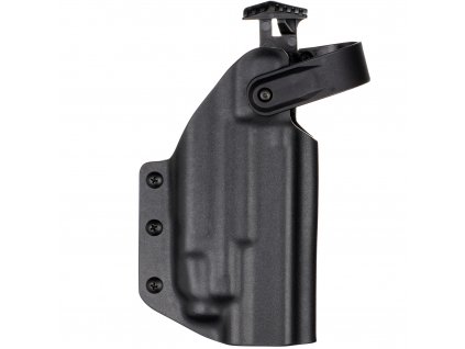 TAC - Glock 17/19 MOS - Glock 19X/45 + Streamlight TLR-7 X - AUTO pojistka - taktické kydexové pouzdro - černá 3 mm