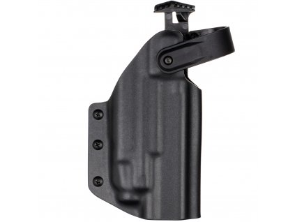 TAC - Glock 17/19 MOS - Glock 19X/45 + Streamlight TLR-7A - AUTO pojistka - taktické kydexové pouzdro - černá 3 mm