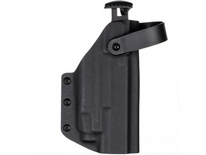 TAC - Glock 17/19 - Glock 19X/45 + Streamlight TLR-7 X - AUTO pojistka - taktické kydexové pouzdro - černá