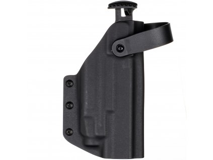TAC - Glock 17/19 - Glock 19X/45 + Streamlight TLR-7A - AUTO pojistka - taktické kydexové pouzdro - černá