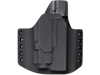 OWB - Glock 17/22/31 + Fenix GL22 - vnější kydexové pouzdro - poloviční sweatguard - černá/černá