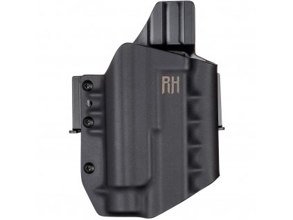 FROGY - Glock 19/23/32 - Glock 19X/45 + Streamlight TLR-1 - vnější kydexové pouzdro - poloviční sweatguard - černá