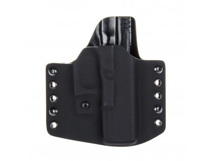 OWB - Glock 19/23/32 - Glock 19X/45 - vnější kydexové pouzdro - poloviční sweatguard - ns - černá/černá