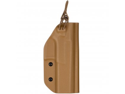 TAC - CZ P-10 C - ZÁVIT - BUNGEE pojistka - taktické kydexové pouzdro - coyote hnědá 3 mm