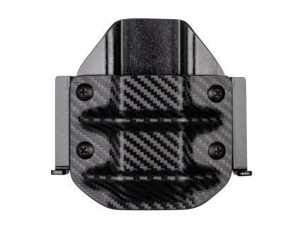 FROGY 1M - Glock 17/19 - vnější kydexové pouzdro na 1 zásobník - plný sweatguard - carbon/carbon