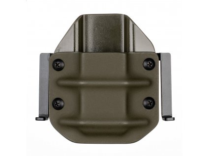 FROGY 1M - Glock 17/19 - vnější kydexové pouzdro na 1 zásobník - plný sweatguard - olivová/olivová