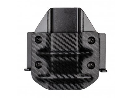 FROGY 1M - CZ P-10 C/F/S/SC - CZ P-07/09 - vnější kydexové pouzdro na 1 zásobník - plný sweatguard - carbon/carbon