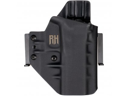 FROGY - Glock 48 - Glock 48 Rail MOS - vnější kydexové pouzdro - poloviční sweatguard - černá