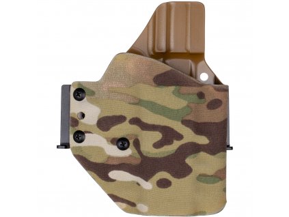 FROGY - Glock 19/23/32 - Glock 19X/45 -  Glock 26 - vnější kydexové pouzdro - poloviční sweatguard - multicam wrap