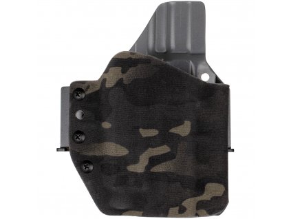 FROGY - Glock 19/23/32 - Glock 19X/45 + Streamlight TLR-7 X - vnější kydexové pouzdro - poloviční sweatguard - multicam black wrap
