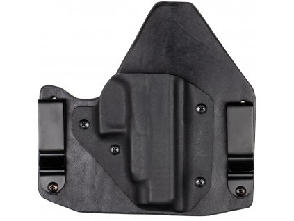 H/IWB - Glock 48 Rail - hybridní vnitřní kydexové pouzdro - plný sweatguard - černá