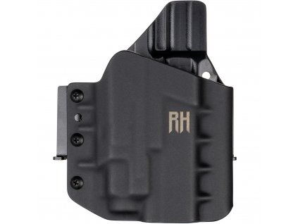 FROGY - CZ P-10 C + Fenix GL22 - vnější kydexové pouzdro - poloviční sweatguard - černá