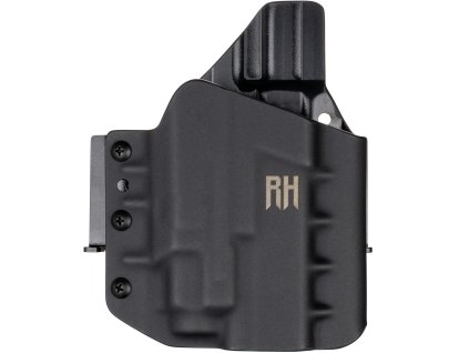 FROGY - CZ P-10 F + Fenix GL22 - vnější kydexové pouzdro - poloviční sweatguard - černá