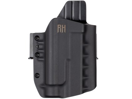 FROGY - Glock 17/22/31 + Streamlight TLR-2 HL - vnější kydexové pouzdro - poloviční sweatguard - černá