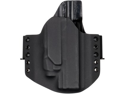 OWB - Walther PDP 5" + Streamlight TLR-7 X - vnější kydexové pouzdro - poloviční sweatguard - černá/černá