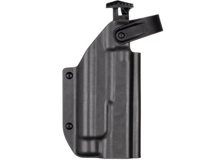 TAC - Glock 17/19 - Glock 19X/45 + Streamlight TLR-1 HL - AUTO pojistka - taktické kydexové pouzdro - černá 3 mm