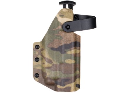 TAC DL - Glock 17/19 MOS - Glock 19X/45 + Streamlight TLR-7 X - AUTO pojistka - taktické kydexové pouzdro - multicam/coyote hnědá