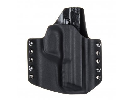 OWB - Smith & Wesson M&P9 - vnější kydexové pouzdro - poloviční sweatguard - černá/černá