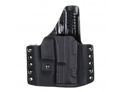 OWB - Springfield XDM 3.8" - vnější kydexové pouzdro - plný sweatguard - ns - černá/černá