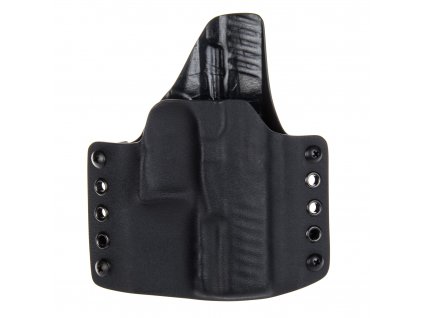 OWB - Walther PPQ M1/M2 - vnější kydexové pouzdro - poloviční sweatguard - černá/černá