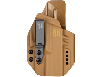 CROCY - Glock 19 Gen3-5 - Glock 19X/45 - appendix vnitřní kydexové pouzdro - coyote hnědá