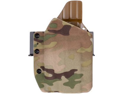 FROGY - Glock 17/22/31 + Streamlight TLR-7 X - vnější kydexové pouzdro - poloviční sweatguard - multicam wrap