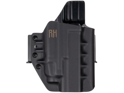 FROGY - Glock 17 Gen3-5 + Glock GTL II - vnější kydexové pouzdro - poloviční sweatguard - černá