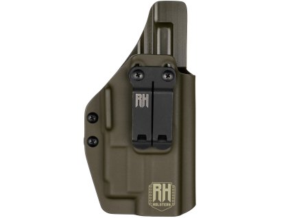SHARKY - Glock 17 Gen3-5 - Glock 47 + Glock GTL II - vnitřní kydexové pouzdro - plný sweatguard - olivová