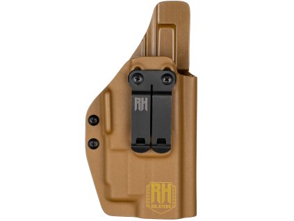 SHARKY - Glock 17 Gen3-5 - Glock 47 + Glock GTL II - vnitřní kydexové pouzdro - plný sweatguard - coyote hnědá