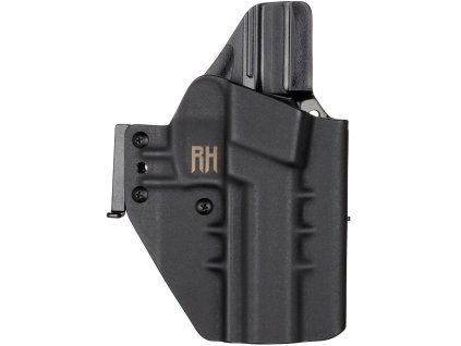 FROGY - Heckler & Koch SFP9L - vnější kydexové pouzdro - poloviční sweatguard - černá